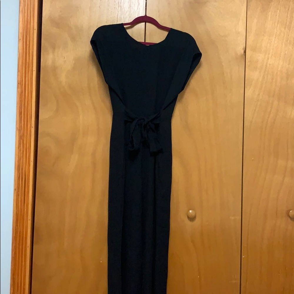 NWT Loft V-Back Tie Waist Jumpsuit - Picture 4 of 6